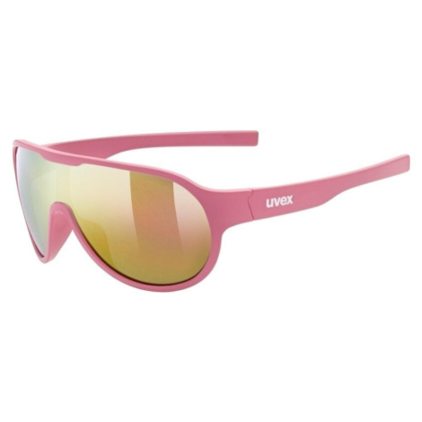 UVEX Sportstyle 512 Pink Mat/Pink Mirrored Cyklistické brýle