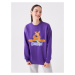 LC Waikiki Women's Crew Neck Scooby Doo Printed Long Sleeve Oversize Sweatshirt