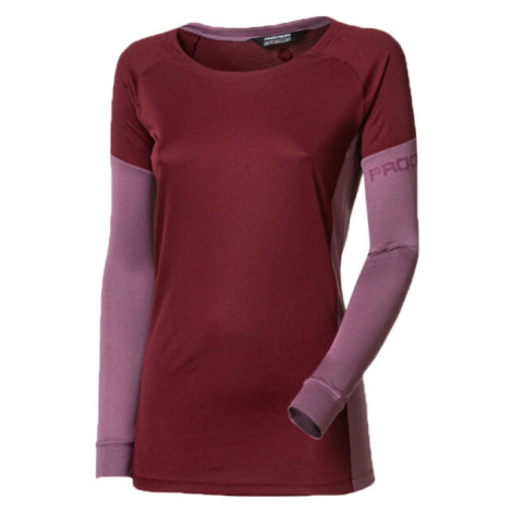 PROGRESS PATRONA Dámské sportovní triko s dlouhým rukávem, fialová, velikost