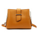 Kožená crossbody kabelka 20-096 camel