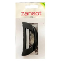 Zansot Sponka na vlasy Curved Classic Small 6,2 cm, matná černá