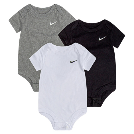 Body pro miminko, výhodné balení 3 kusů Nike Bodysuits 3 Pack Baby, růžová  | Modio.cz