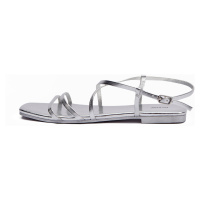 Orsay Stříbrné dámské sandály - Dámské