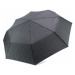 Černošedý plně automatický skládací pánský deštník s tečkou Boone Doppler