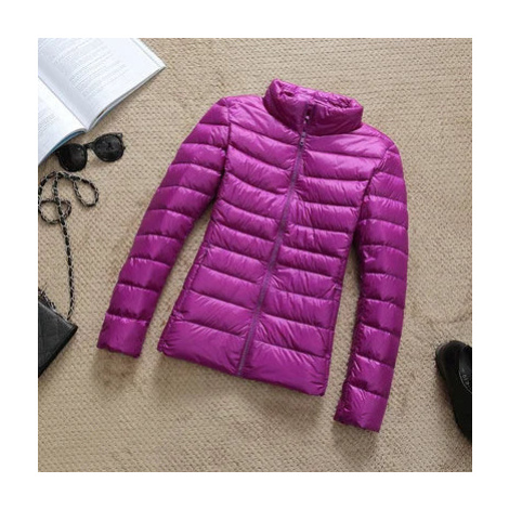 dámská bunda – slim střih, krátká parka s kapucí