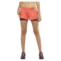 Kraťasy Salomon ELEVATE AERO SHORT W - oranžová/fialová