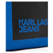 Kabelka karl lagerfeld jeans ns canvas tote modrá