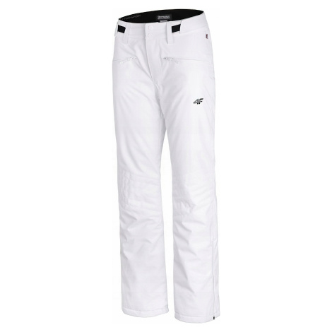 Dámské lyžařské kalhoty 4F SPDN004 Bílé
