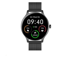 GARETT ELECTRONICS Smartwatch Classy černá ocel chytré hodinky