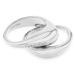 Calvin Klein Stylová souprava ocelových prstenů Elongated Drops 35000447 56 mm