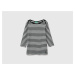 Benetton, Striped 3/4 Sleeve T-shirt In Pure Cotton