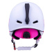Laceto HEART Dětská lyžařská helma, bílá, velikost