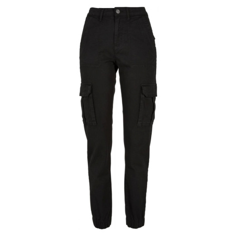 Ladies Cotton Twill Utility Pants - black Urban Classics