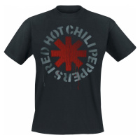 Red Hot Chili Peppers Stencil Black Tričko černá