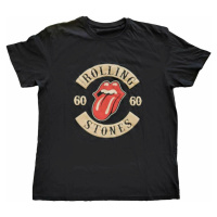 The Rolling Stones Tričko Sixty Biker Tongue Unisex Black