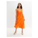 Bonprix BODYFLIRT šaty na ramínka Barva: Oranžová, Mezinárodní