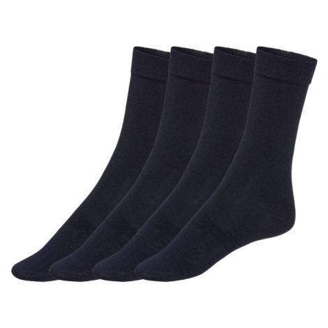 esmara® Dámské ponožky s BIO bavlnou, 4 páry (navy modrá)