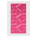 Bavlněný ručník Liu Jo růžová barva