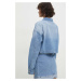 Džínová bunda Answear Lab dámská, přechodná, oversize