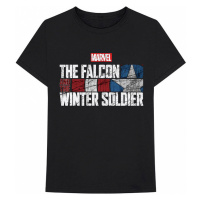 Marvel Comics tričko, Falcon & Winter Soldier Text Logo Black, pánské