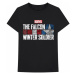 Marvel Comics tričko, Falcon &amp; Winter Soldier Text Logo Black, pánské