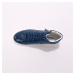 Blancheporte Kotníkové tenisky se vzorem hadí kůže, kůže námořnická modrá