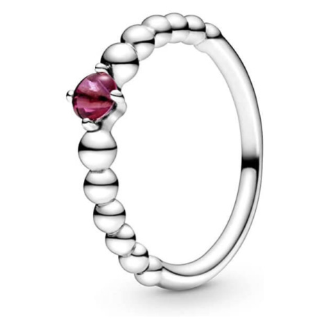 Pandora Stříbrný prsten pro ženy narozené v červenci 198867C02