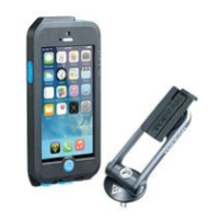 TOPEAK obal WEATHERPROOF RIDECASE pro iPhone 5 + SE černá/modrá