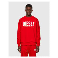 Diesel Sweatshirt - SGIRKECOLOGO SWEATSHIRT red