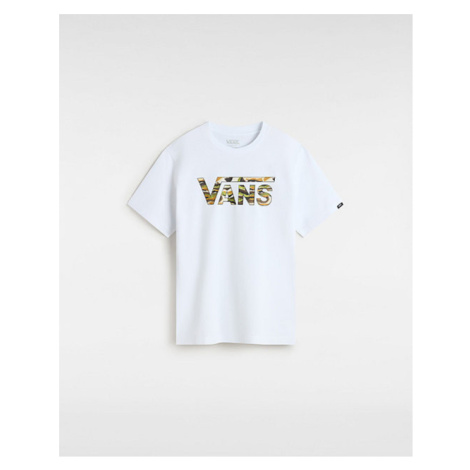 VANS Youth Vans Classic Logo Fill T-shirt Boys White, Size