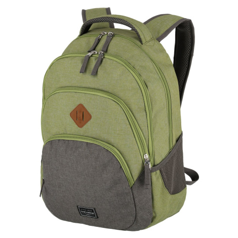 Travelite Basics Backpack Melange Green/grey 22 L TRAVELITE-96308-80