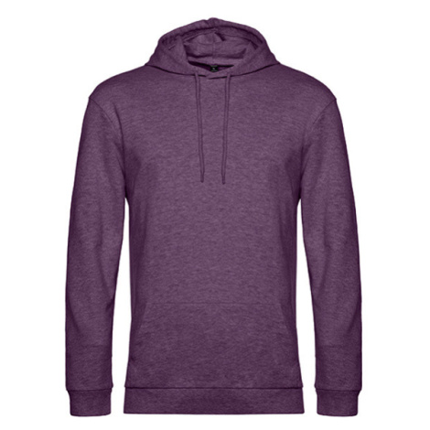 B&amp;C Unisex mikina WU03W Heather Purple B&C