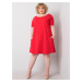 Červené šaty s kapsami Bellamy -red Červená