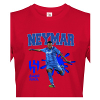 Pánské tričko s potiskem Neymar -  pánské tričko pro milovníky fotbalu