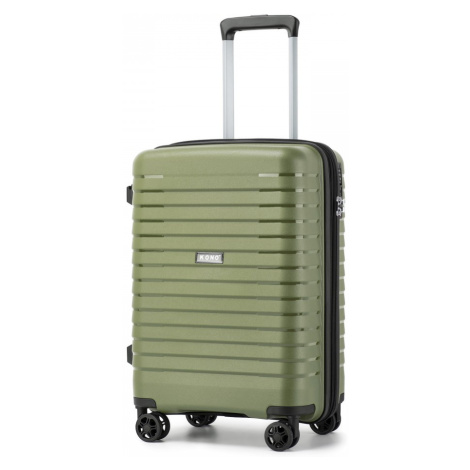 Kono 2595 Kufr spinner 53.5cm Zelená Polypropylen Rozšiřitelný