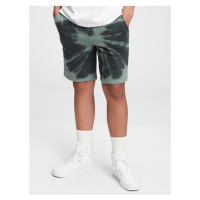 Šedé klučičí dětské kraťasy shorts tie-dye GAP