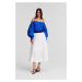 Sukně karl lagerfeld embroidery skirt white