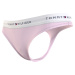 Dámská tanga LOGO WAISTBAND THONG UW0UW03835TOG světle růžová - Tommy Hilfiger