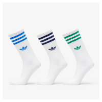 adidas High Crew Sock White/ Green/ Dark blue