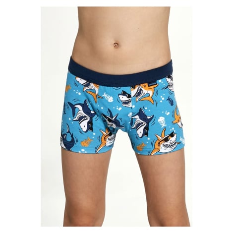 Chlapecké boxerky Cornette 701/121 SHARK2 Kids Barva: Modrá