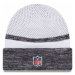 Zimní čepice New Era Kansas City Chiefs White Super Bowl LV Bound Sideline Cuffed Knit Hat