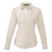 Premier Workwear Dámská košile s dlouhým rukávem PR300 Natural -ca. Pantone 1205