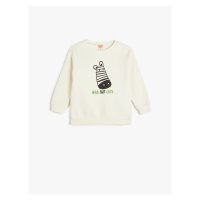 Koton Baby Boy Ecru Sweatshirt