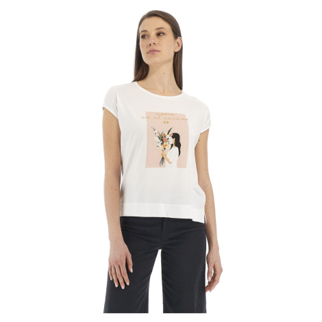 Tričko la martina woman s/s t-shirt jersey 40/1 bílá