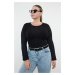 Trendyol Curve Black Crew Neck Ribbed Fine Knitwear Sweater