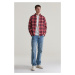 KOŠILE GANT REG FLANNEL PLAID SHIRT RUBY RED