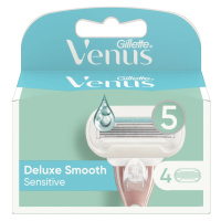 Gillette Venus Deluxe Smooth Sensitive náhradní hlavice 4 ks