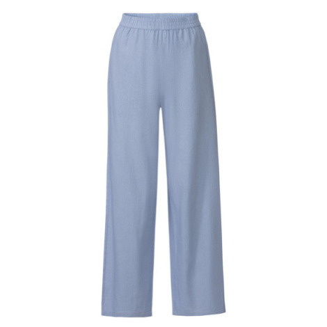 esmara® Dámské lněné kalhoty (modrá)