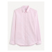 Světle růžová pánská slim fit košile Celio Narox