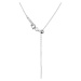 Gaura Pearls Stříbrný náhrdelník Attilia, sladkovodní perly, stříbro 925/1000 MS22508N Bílá 44 c